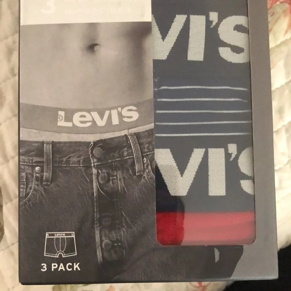 LEVI’S Small pack of 3 multicolored boxer briefs